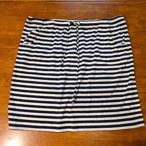Women's Sonoma Life + Style Skirt Black and White Stripes Size large